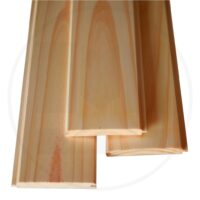 Machimbre de pino 1/2" primera calidad, 1 cara lijada